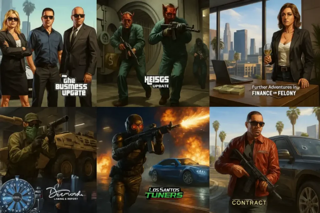 Лучшие события GTA 5: от первого DLC до текущих апдейтов